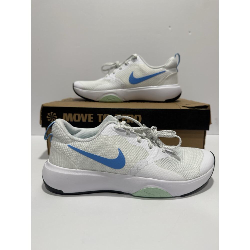 Size 7.5 - Nike City Rep TR White University Blue Mint W